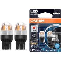 OSRAM LED T20 W21/5W 7443 LEDriving SL Advance Red Car Signal Brake Light Stop Lamps Upgarde LED Parking Bulbs 9715R, Pair
