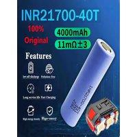 100% New Original Rechargeable Battery 21700 3.7V 4000mAh INR21700-40T 30A 40T High Discharge large Capacity Lithium-ion Battery