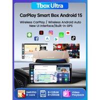 CarlinKit Tbox Ultra 8G 256G Wireless CarPlay Android Auto Android 13 8G 128G AI Box Plus Android 15 Smart Box for 98% OEM Cars