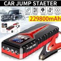 229800mAh Car Jump Starter 8000A Battery Charger Emergency Power Bank Booster for 12V Car and Diesel Vehicles