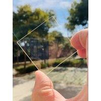 4Pcs Total Size 100x100x2mm Yellow Color 400nm Visible IR Long Pass Optical Filter Glass JB400