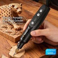 Tungfull Cordless Rotary Tool 5 Speed USB Charging Mini Power Rotary Tools for Engraving, Sanding, Polishing, Carving, Cutting