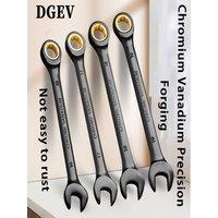 DGEV Universal Torx Wrench Adjustable Torque 8-19mm Ratchet Spanner for Bicycle Motorcycle Car Repair Tools Mechanical Tool