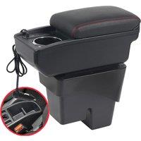 Honda Fit 2022 Armrest box rest arm central content store case console storage elbow support