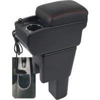 Car Celerio Armrest box rest arm central content store case console storage elbow support