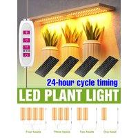 DC5V USB LED Grow Lights Full Spectrum Quantum Board Cultivation Lamp With Timing Auto On/Off For Potted Flowers Succulent Plant