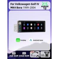 Carplay Autoradio 6.86 1 Din Radio Android Car Multimedia for VW Volkswagen Golf 4 IV MK4 Bora 1999-2004 Stereo Head Unit