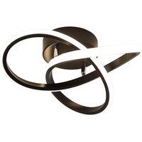 Modern LED Ceiling Lamp,30W 3375LM LED Ceiling Light in Flower Shape for Bedroom, Hallway,Natural Light 4500K