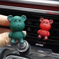 Bear Car Air Freshener Outlet Vent Perfume Clips Fragrance Conditioning Aromatherapy Perfume Clip Car Interior Decoration