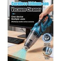 Electric Cordless Vacuum Cleaner Portable Handheld Vacuum Cleaner Multifunctional Household Lithium-Ion Cleaning Tool for Makita