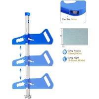 New 14mm Foldable Drywall Cutter with Nylon Handle, Hand Push Gypsum Board Cutter, Plasterboard Cutter with 10pcs Spare Blades