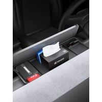 YZ For Tesla Model Y Juniper Model 3 Highland Rear Screen Storage box Organizer Dashboard bracket Tissue Box Tray Accessories