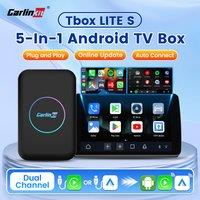 CarlinKit LITE S 5-In-1 Android TV Box HDMI USB Device Support Netflix YouTube Wireless Android Auto CarPlay Ai Box Plug & Play