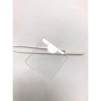100Pcs Total Size 18x18x2mm Square Clear Transparent Optical Filter Window Glass BK7