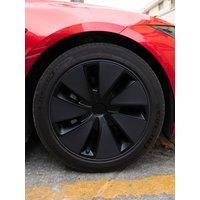 It is suitable for Tesla's 2024-25 Model 3 wheel hub cover sticker,decorative protective sticker,color change sticker,18 inches