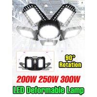 300W LED E27/E26 Light Bulb Garage Lamp AC220V Deformable Folding Spotlight 110V No Flicker For Home Warehouse Workshop Basement