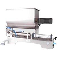 Horizontal Pneumatic Dual-Use Filling Machine (Paste & Liquid) with Mixing, Suitable for Hot Pepper Sauce, Viscous Honey
