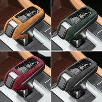 Alcantara Suede Accessories Auto Gear Shift Knob Cover LHD Trim For HAVAL Vanguard/GWM POER M6 H9 H6 COUPE H6 Sports H2 H2S H4