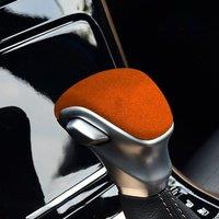 Alcantara Suede Gear Shift Knob Lever Stick Head Protector Car Accessories Auto Trim For KIA K3 Sportage KX1
