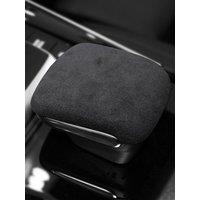 Alcantara Suede Gear Lever Shift Knob Cover Handle Protector Trim For Mercedes Benz GLB 2020 2021 Car Accessories Auto