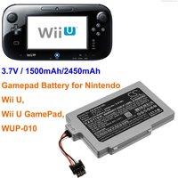 2025 NEW 3.7V 1500mAh/2450mAh Game Console Battery WUP-013 for Nintendo Wii U GamePad WUP-010