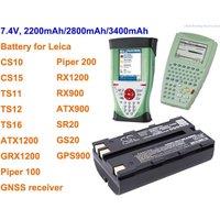 2025 NEW 7.4V 2200mAh/2800mAh/3400mAh Battery GEB221 for Leica CS10,CS15,GNSS receiver,TS11,TS12,TS16,ATX1200,GRX1200,RX1200