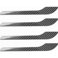 For Tesla 2025 Model 3 Y Carbon Fiber Styling Car Door Handle Wrap Cover Decorative Stickers Anti-scratch ABS Protector