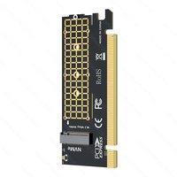 RAGEER M.2 NVMe to PCIe 4.0 x16 Adapter Card Supports 4TB SSD and 64Gbps Speed Compatible with 2280/60/42/30 NVMe SSDs