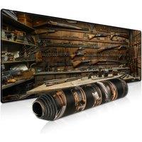 EXCO Gaming Mouse Pad Large Keyboard Mousepad with Stitched Edge Non-Slip Rubber Base Computer Desk Mat for Office Home