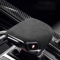 Alcantara Suede LHD Gear Shift Knob Cover Stick Head Car Interior Accessories Auto Trim For Audi A4L A5 Q5L Q7