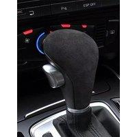 Alcantara Suede Gear Shift Knob Cover Stick Head LHD Car Accessories Auto Trim For Audi A​4L A​5 Q​5 A​6L A​6 Q​7