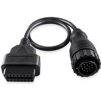 ODB2 Adapter 16 Pin For Mercedes FOR BENZ Sprinter 14pin To 16Pin car Diagnostic cable 14 Pin To OBD OBD2 OBD II Adapter