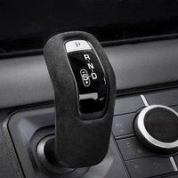 Alcantara Suede Gear Shift Knob Cover Stick Head Protector Car Interior Accessories Auto Trim For Land Rover Defender 2020-2025