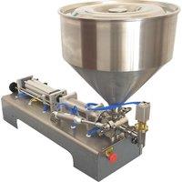 Shampoo lotion cream yoghourt source salad honey juice sauce jam gel filler paste filling machine, pneumatic piston filler