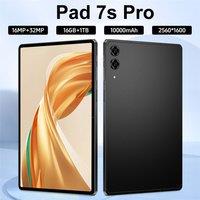 2025 NEW Pad 7s Pro Tablet 10.1 Inch 22GB+2TB Android 10000mah Global Version Tablets PC HD 5G Dual SIM WIFI Tab for Kids