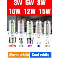 E27 LED Corn Light Bulb E14 Ceiling Lamp GU10 Spotlight B22 Chandelier Bulbs G9 Cold/Warm White AC 220V For Home Indoor Lighting