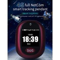 Elderly 4G GPS Tracking Pendant V45 SOS Tracker Device Touch Waterproof IP67 HD Camera Call Health Management Locator