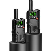 Mini Walkie Talkie 2PCS PMR446MHz LED Display Portable Two Way Radio CE RoHS REACH Outdoor Camping Hiking Intercom