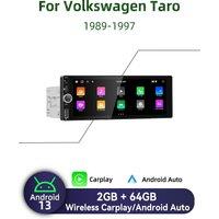 For VW Volkswagen Taro 1989-1997 1 Din Android Radio Carplay Android Auto 6.86 Stereo Car Multimedia Head Unit Navigation Wifi
