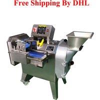 Commercial Grade Vegetable Slicer Multifunctional Shredding Dicing Machine for Potato Cassava Radish Onion Eggplant
