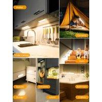 LED Motion Sensor Light Wireless LED Night Light Rechargeable Light Cabinet Wardrobe Lamp Staircase Backlight For Kitchen(3pcs)