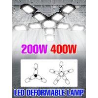 400W LED E27 Light Bulb Garage Lamp Deformable Folding Spotlight Cool/Warm White AC100-277V For Home Warehouse Workshop Basement