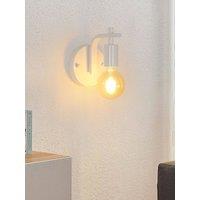 2PCS U-Shaped Wall Lamps, E27 Lamp Head, Wall Lamp Without Light Source, White Wall Lamp for Living Room, Bedroom, Corridor