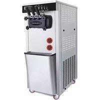 Professional Automatic New Ice Cream Maker Electric 3 Nozzle Soft Ice Cream Machine Restaurant Use