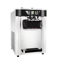 Automatic Ice Cream Machine Maker with Built in Compressor 2 Quart No Pre freezing Fruit Yogurt Machine