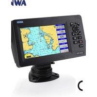 ONWA KP-39A 7-inch Color LCD GPS Chart Plotter with GPS Antenna and Built-in Class B+ AIS Transponder Combo Marine GPS Navigator