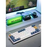 RK ROYAL KLUDGE RK61 Brazilian Portuguese Mechanical Gaming Keyboard Mini 60% 61 Keys RGB Backlit Hot-swappables Wired Keyboards