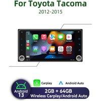 For Toyota Tacoma 2012-2015 7" Screen Wireless Carplay Autoradio Android Car Multimedia 2 Din Radio GPS BT WIFI Head Unit Stereo