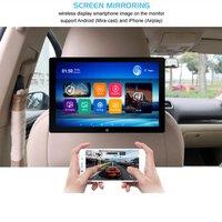 10.1 Car Headrest Monitor Andriod Tablet A106-Plush Android 12 Car Monitor 2G+32G GPS Rear Seat Video TV Player FM Bluetooth