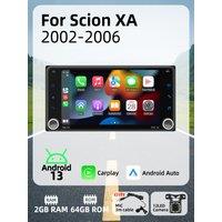 Android Auto Carplay Android Car Multimedia 2Din Car Radio for Scion XA 2002-2006 7 Screen Stereo Head Unit GPS WIFI Navigation